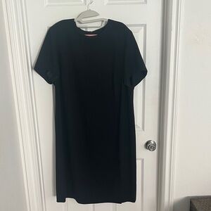 Jones New York Black Short-Sleeve Shift Dress
